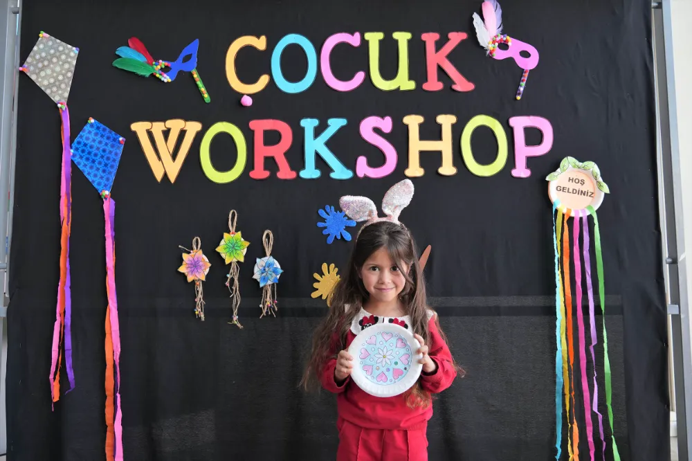 KEÇİÖRENLİ ÇOCUKLAR WORKSHOP İLE DOYASIYA EĞLENDİ