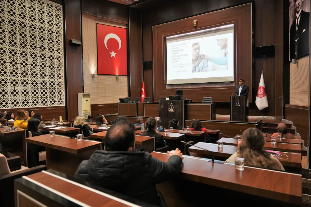 KEÇİÖREN BELEDİYESİ’NDEN ÇOCUK KORUMA KANUNU EĞİTİMİ