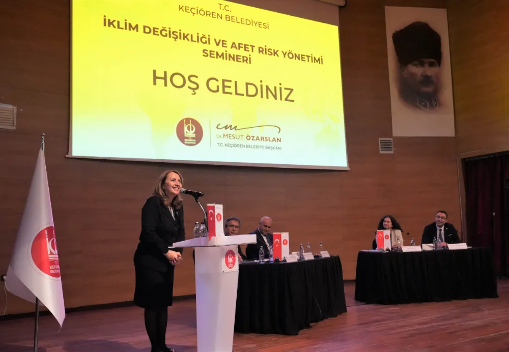 KEÇİÖREN’DE “İKLİM DEĞİŞİKLİĞİ VE AFET RİSK YÖNETİMİ” SEMİNERİ DÜZENLENDİ