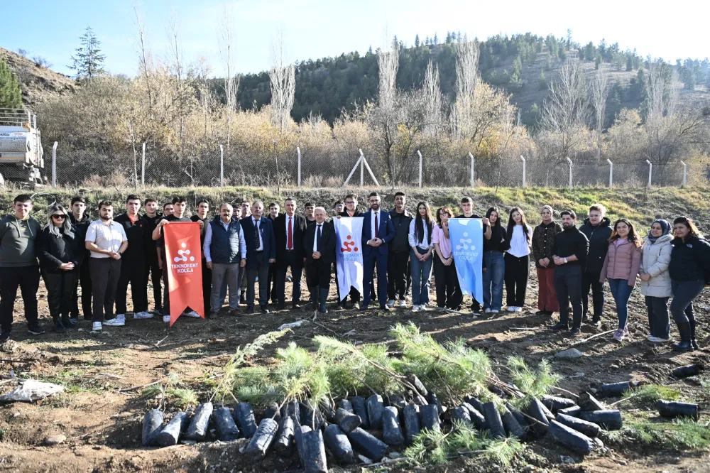 Gökçeyurt Ekolojik Köyü’nde Fidan Dikim Etkinliği Düzenlendi