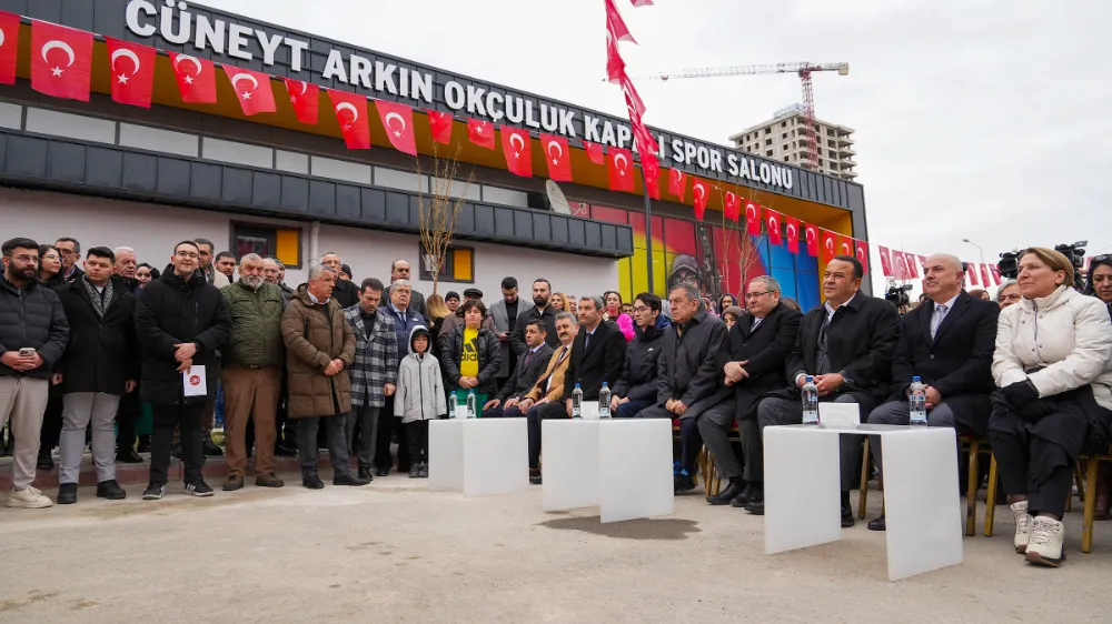 CÜNEYT ARKIN OKÇULUK SPOR SALONU HİZMETE AÇILDI