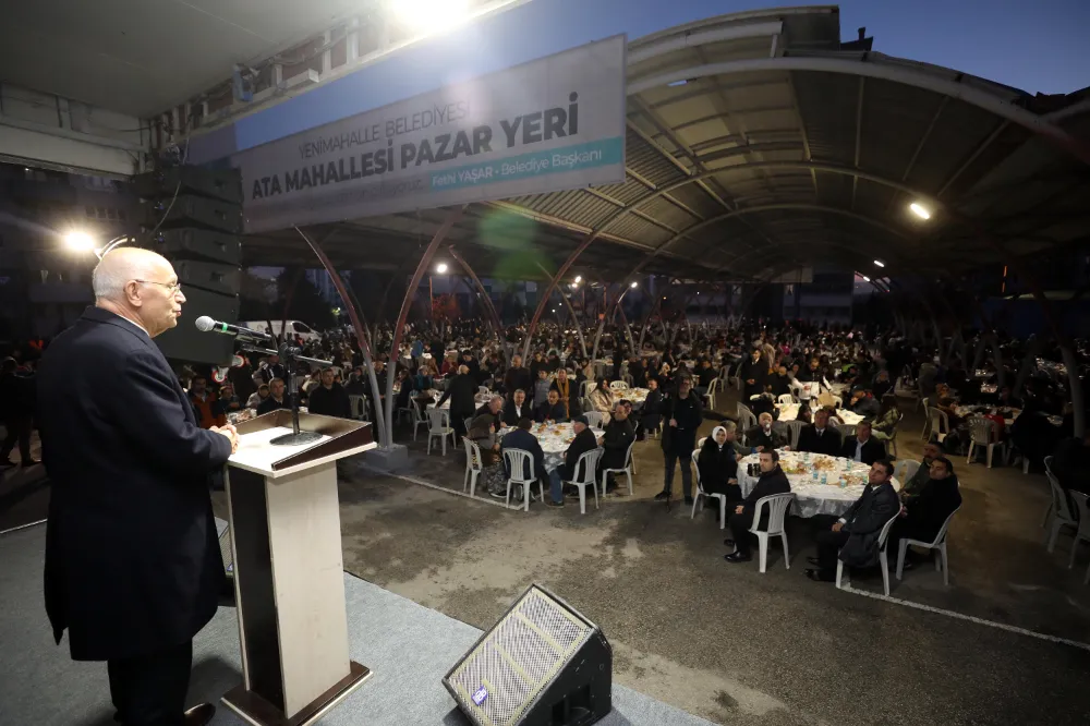 Başkan Yaşar, iftarda Ata sakinleri ile buluştu
