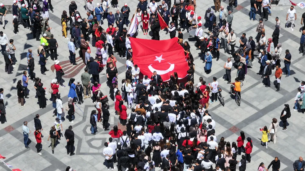 SİNCAN’DA 19 MAYIS COŞKUYLA KUTLANDI