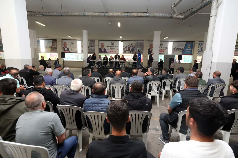 Kurban çadır yerleri kura ile belirlendi