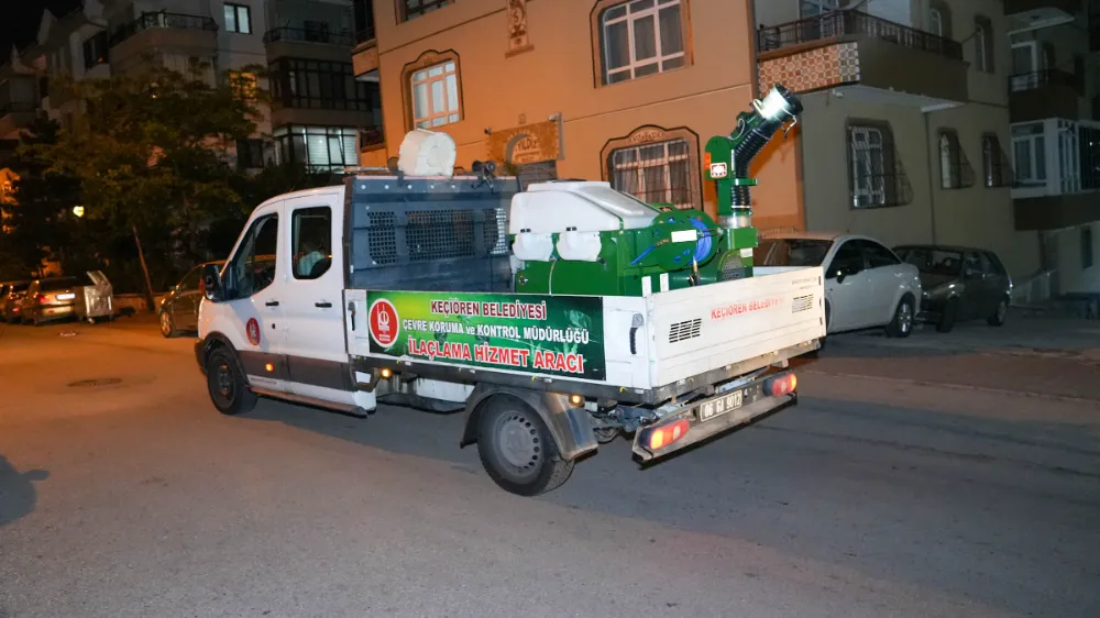 KEÇİÖREN’DE İLAÇLAMA ÇALIŞMALARI HIZLANDI