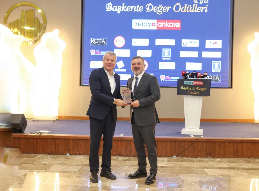 SİNCAN BELEDİYE BAŞKANI MURAT ERCAN’A BİR ÖDÜL DAHA…