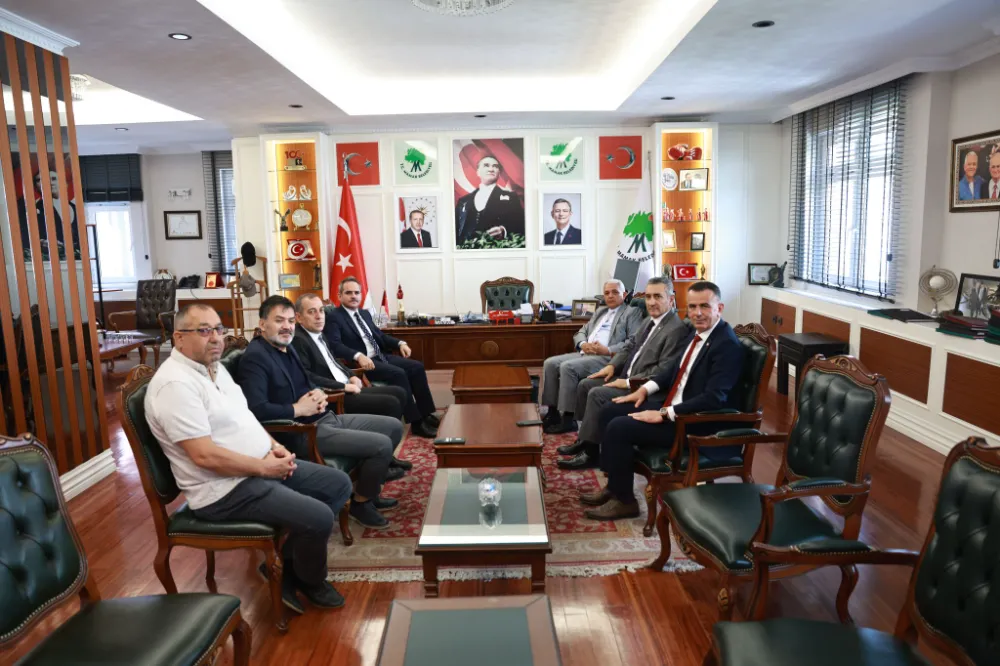 Başkan Şahin, Kaymakam Kaya’yı Ağırladı
