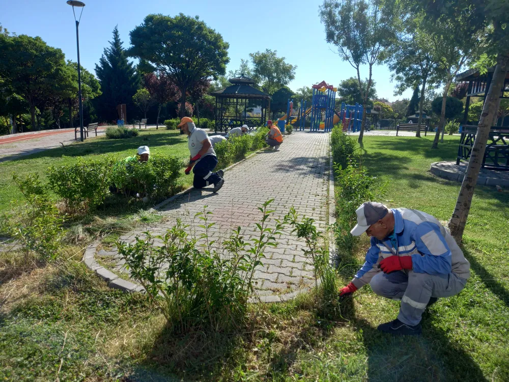 SİNCAN’DA PARK VE BAHÇELERE ÖZENLİ DOKUNUŞ 