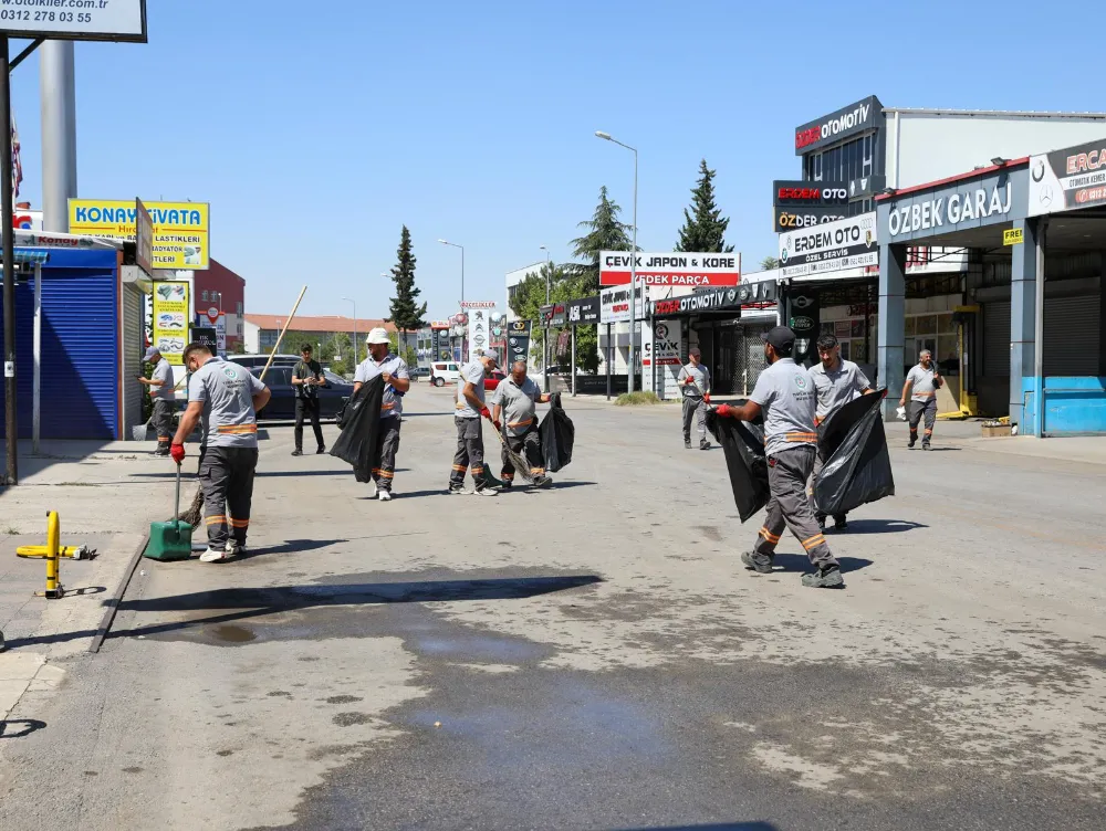 ŞAŞMAZ OTO SANAYİSİ’NDE KAPSAMLI TEMİZLİK 