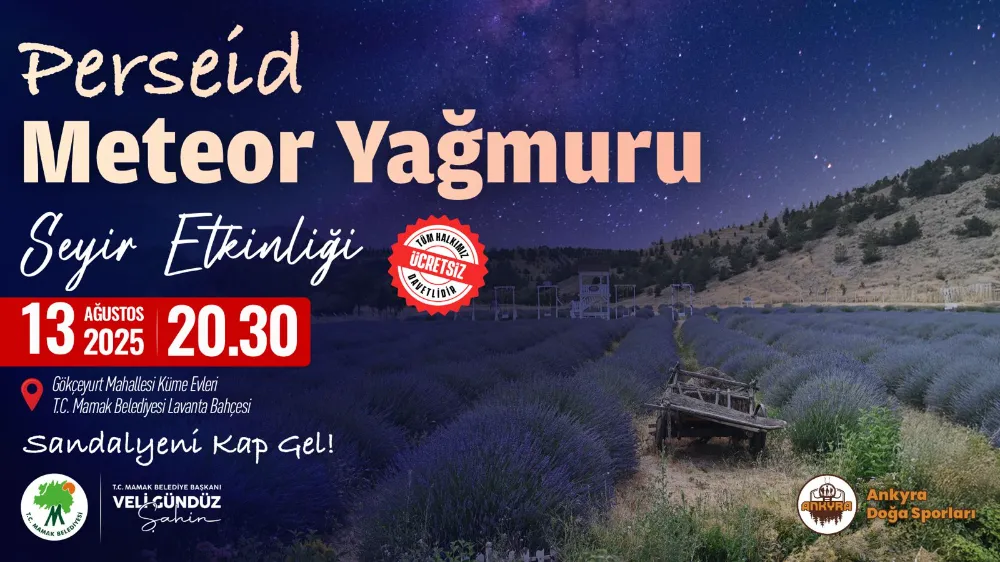 Perseid Meteor Yağmuru Mamak’ta Gözlemlenecek