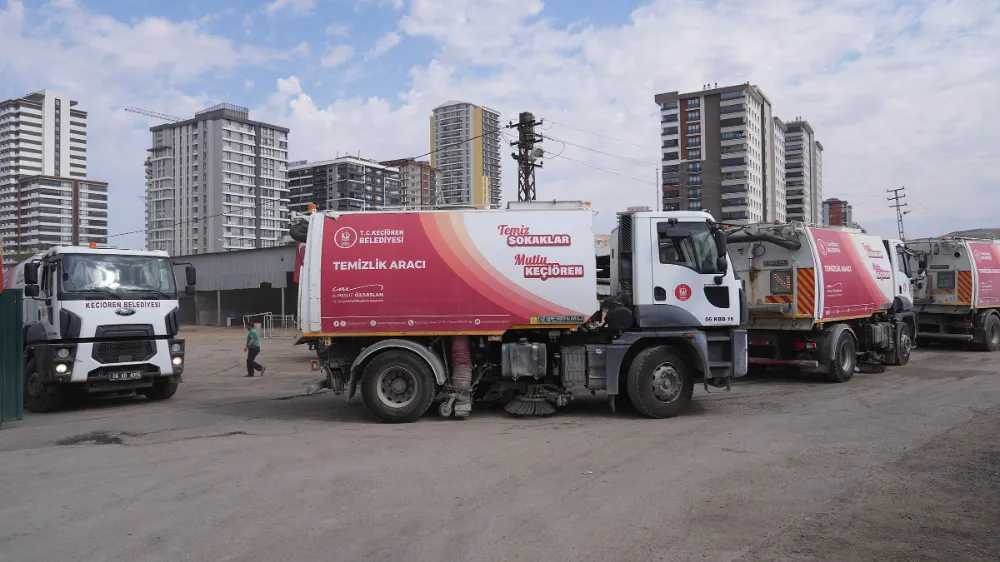 KEÇİÖREN’DE GENİŞ KAPSAMLI TEMİZLİK SEFERBERLİĞİ