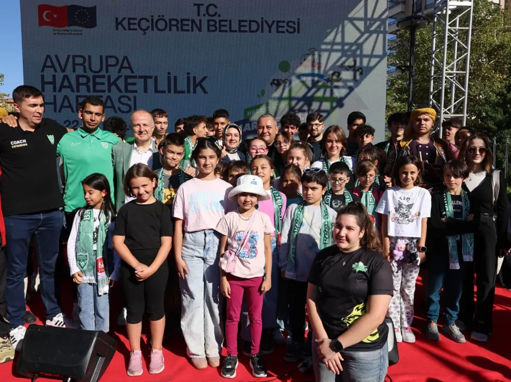 KEÇİÖREN’DE AVRUPA HAREKETLİLİK HAFTASI COŞKUSU YAŞANDI