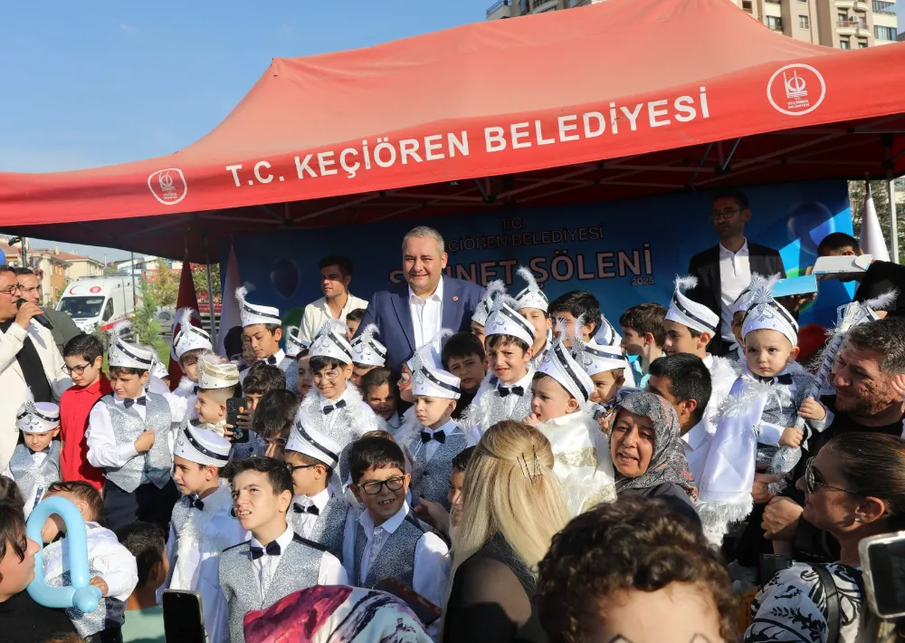 KEÇİRÖREN’DE SÜNNET ORGANİZASYONU MUHTEŞEM ŞÖLENLE TAÇLANDI