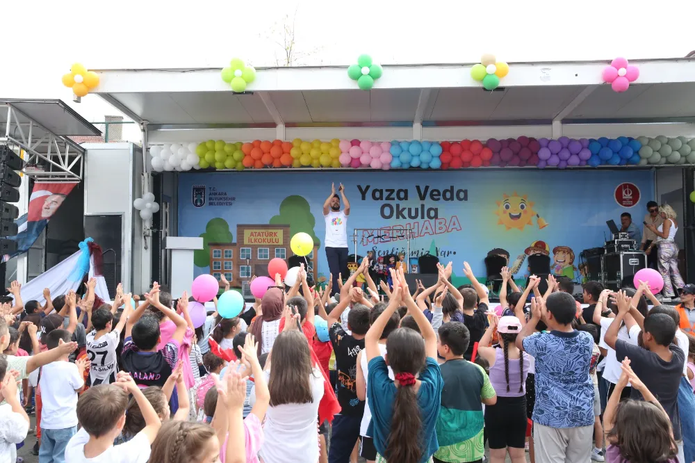 KEÇİÖREN’DE “YAZA VEDA OKULA MERHABA” ŞENLİĞİ